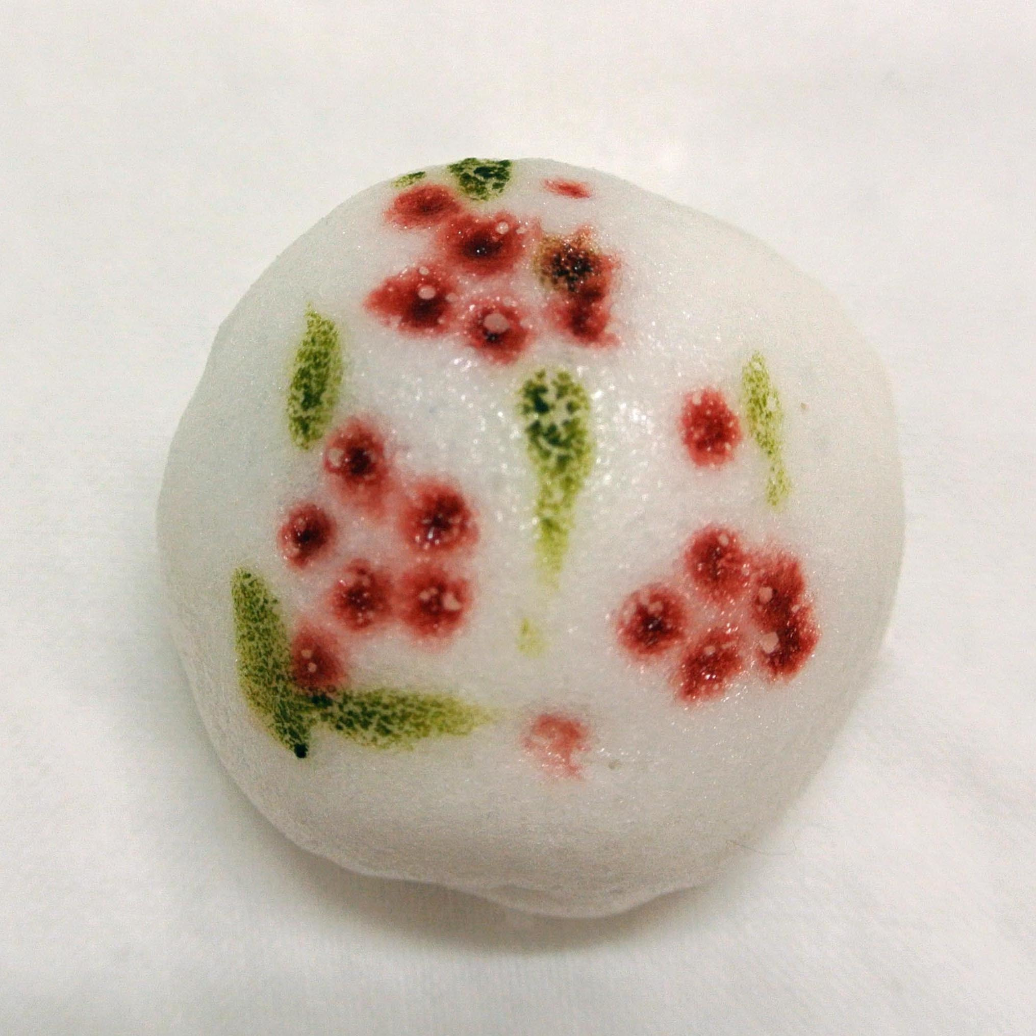 雪だるまの薯蕷饅頭